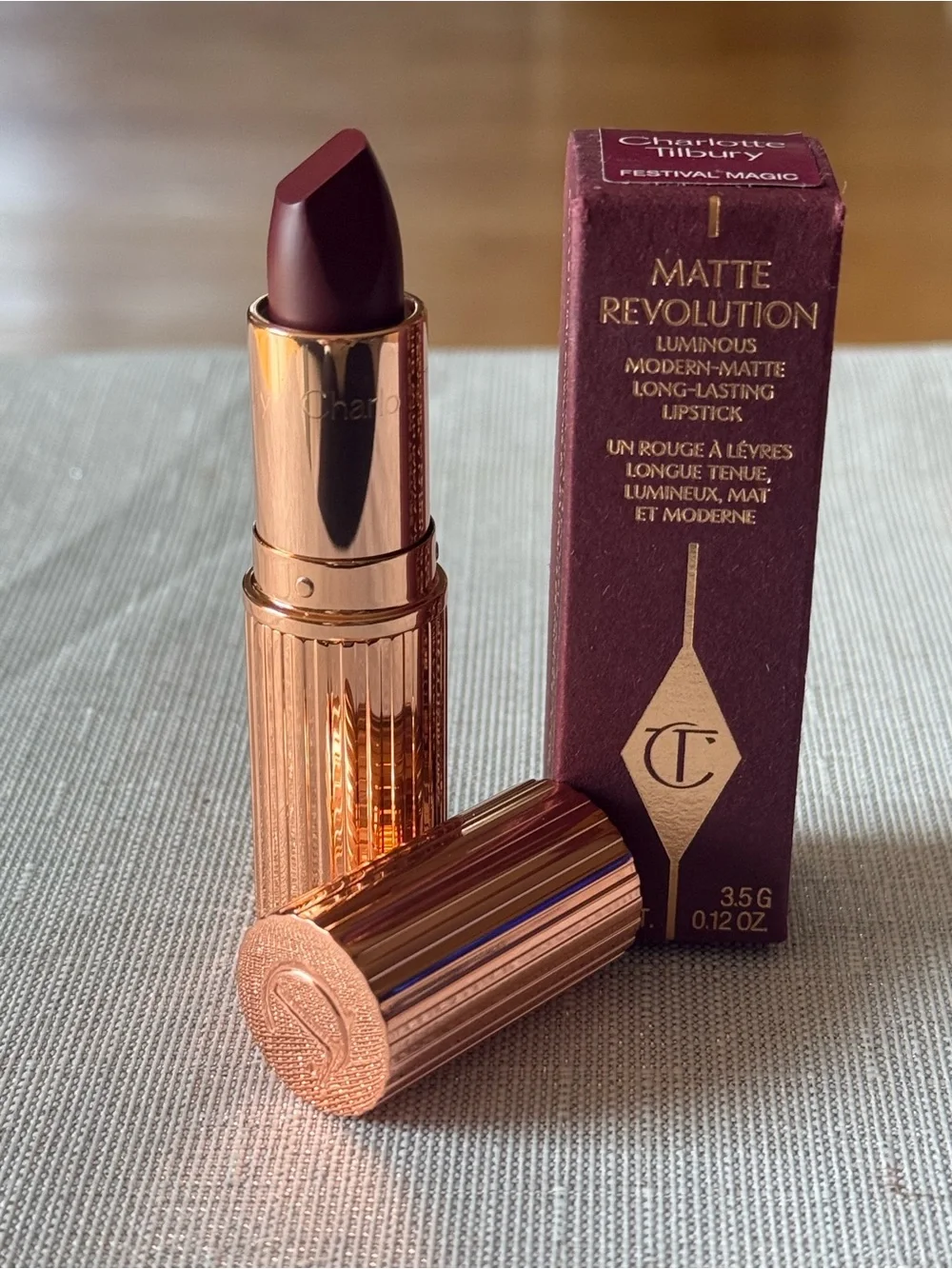 Charlotte Tilbury Matte Revolution Lipstick Festival Magic Full Size 3.5g BNIB